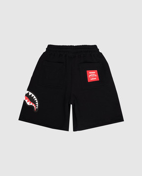 Sprayground Children's black Shark shorts SPY1388EBLK