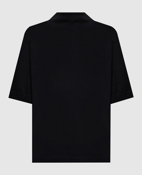 Jil Sander Black wool T-shirt J02GC0158J14857