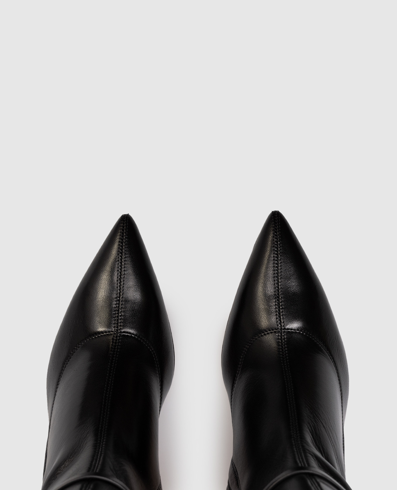 Black leather boots Santoni 4