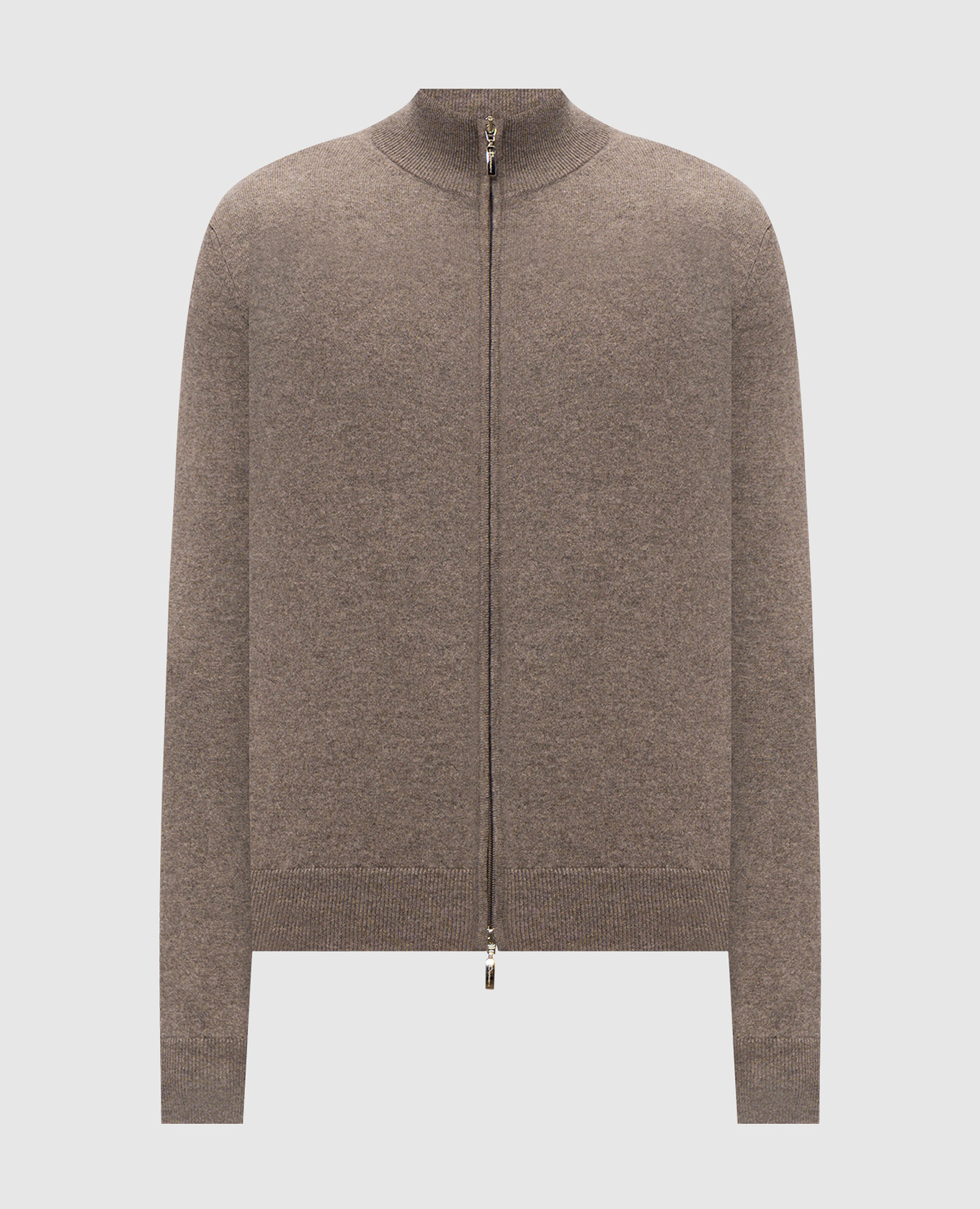 Brown cashmere cardigan