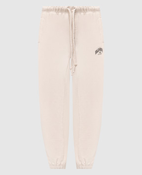 Dolce&Gabbana Beige joggers with logo print GP17ATG7PLO