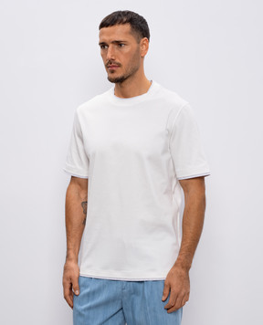 Brunello Cucinelli White layered T-shirt M0B137427