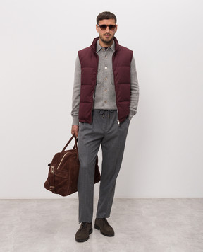 Brunello Cucinelli Gray cashmere cardigan M22703806