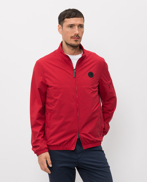 Stefano Ricci Red jacket with emblem patch M6J4100010PL001HSAC64