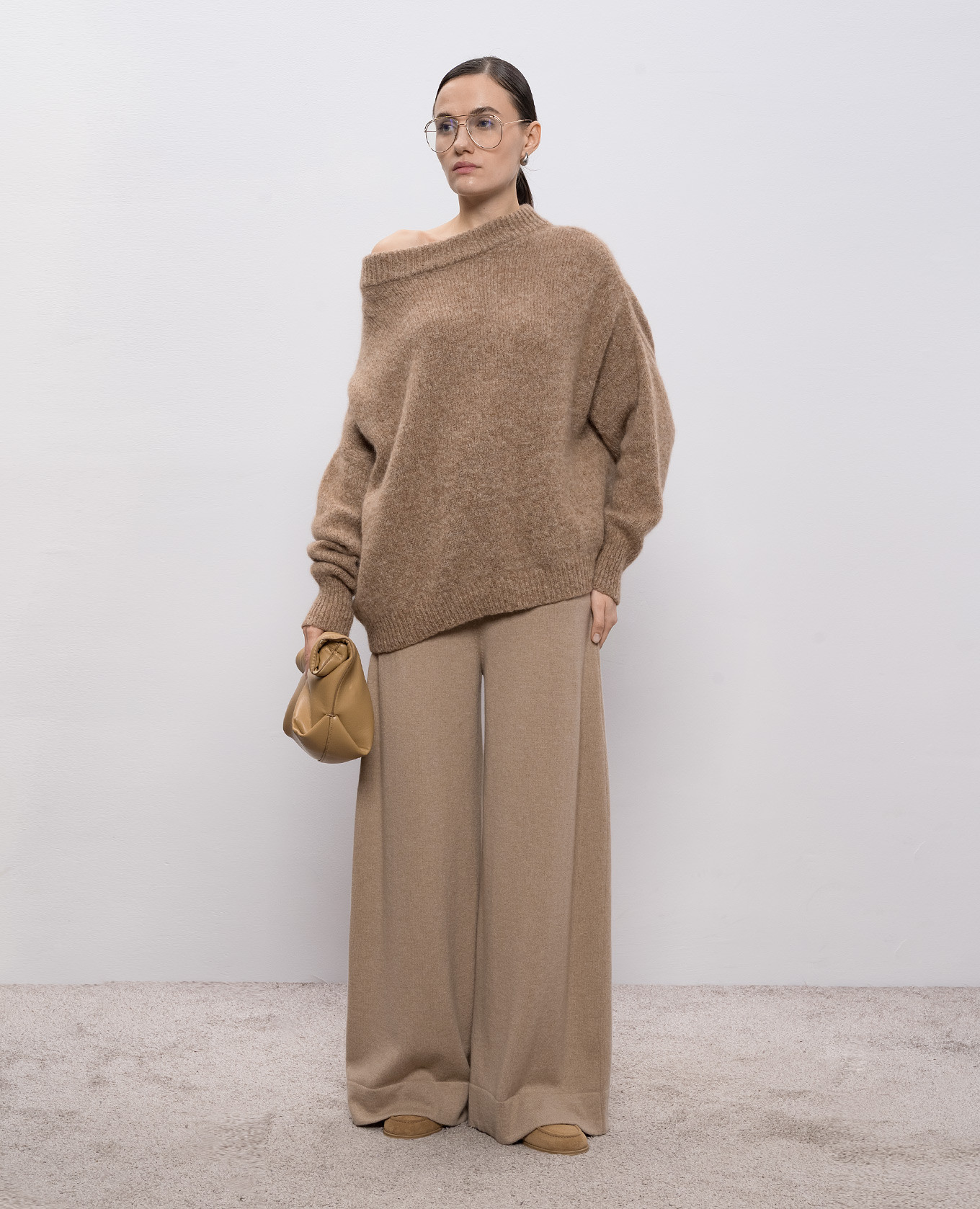 

Beige cashmere pants Demiur