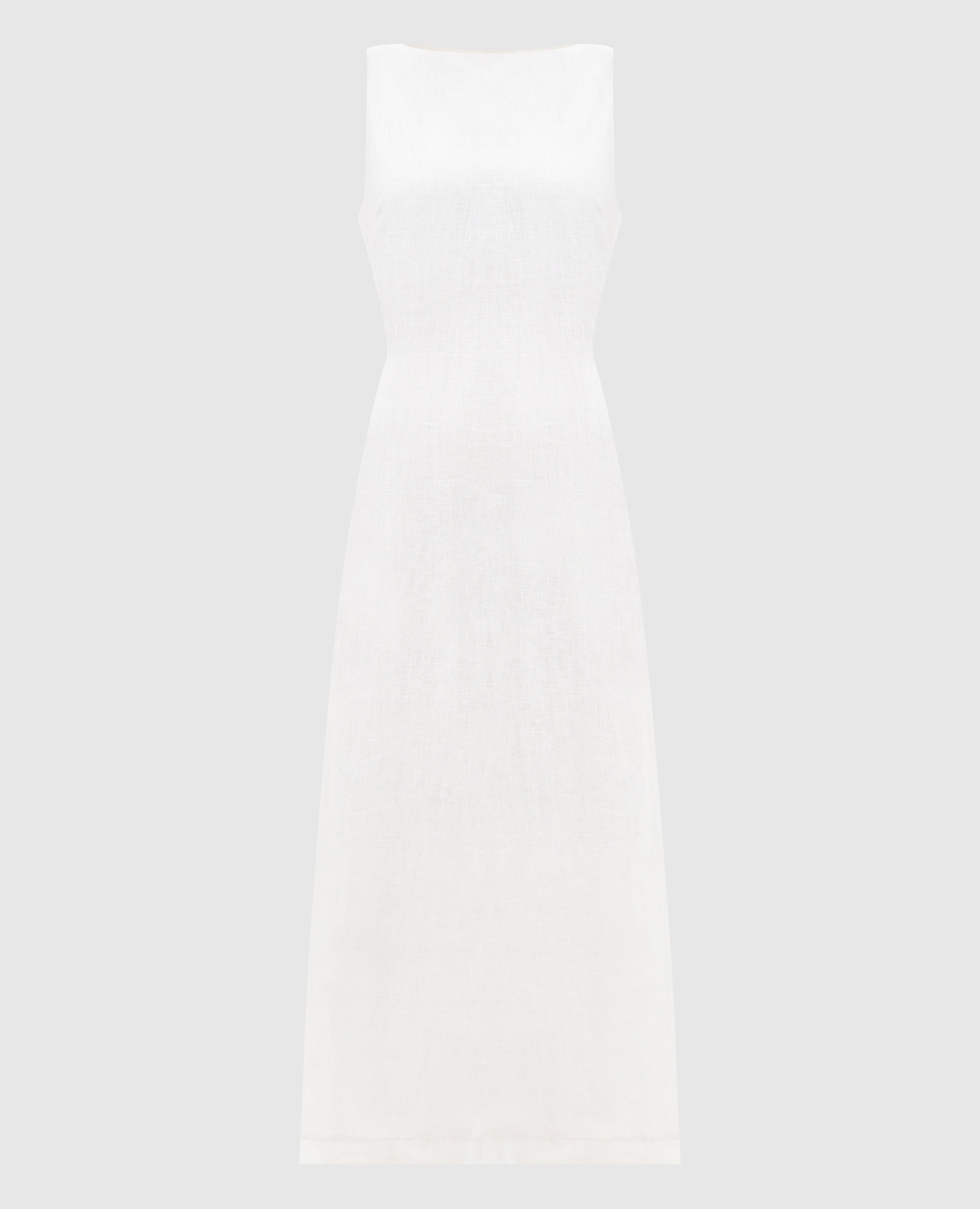 

Taylor white linen midi dress Faithfull