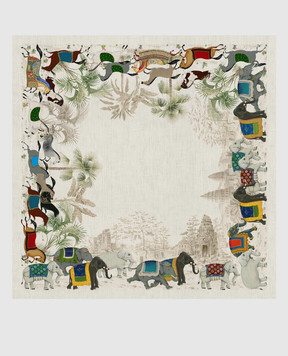 TESSITURA TOSCANA TELERIE Barnum Gray Linen Tablecloth NT170099080037