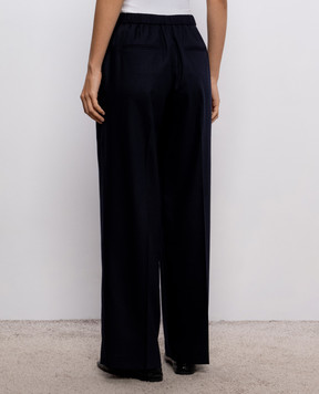 Peserico Blue wool and cashmere pants A0480903358