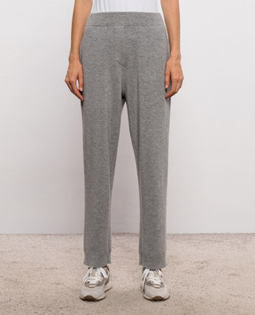 Brunello Cucinelli Grey cashmere sweatpants M12250099