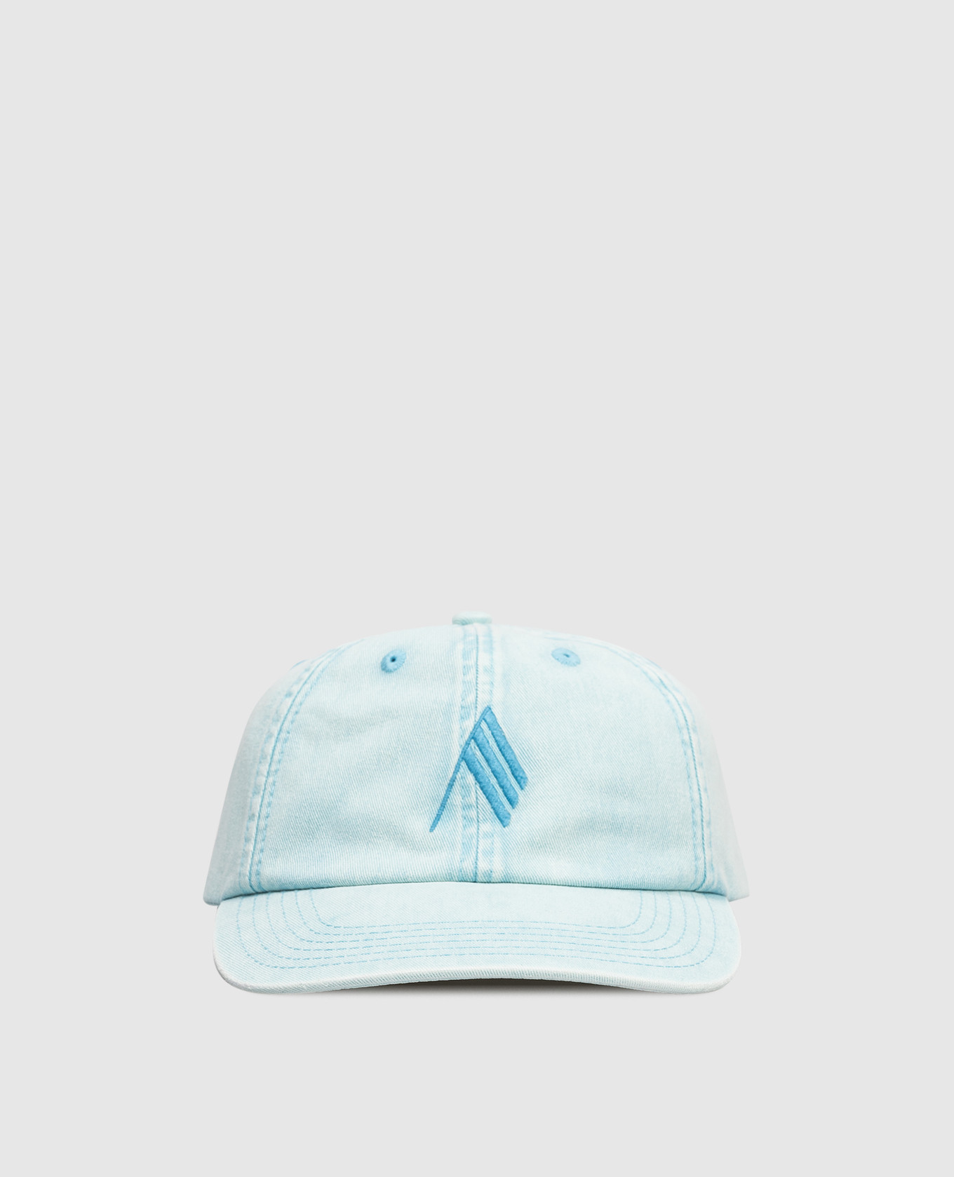 

Blue cap with embroidered emblem The Attico, Light blue