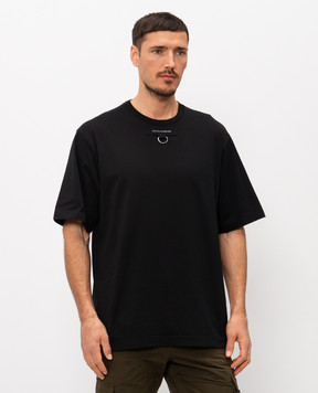 Dolce&Gabbana Black T-shirt with logo patch G8PN9TG7PZH