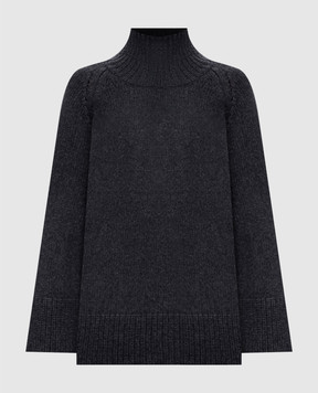 Solotre Gray wool and cashmere sweater M3AC0075