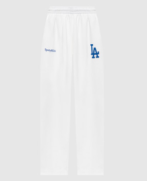 Sporty & Rich LA Serif white sweatpants PA071714669WH01