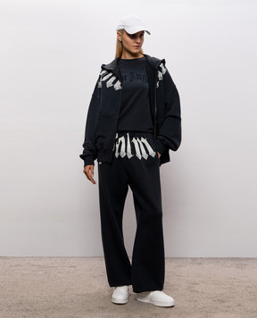 Palm Angels Black T-shirt with print PAMAA001JR006w
