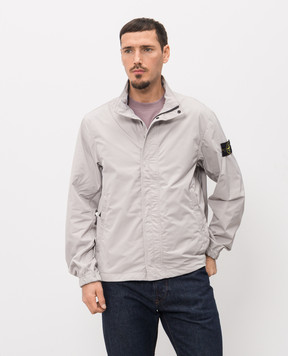 Stone Island Grey jacket with logo L1S154100033S0026