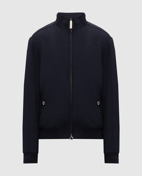 Stefano Ricci Blue wool and cashmere jacket MZJ6300020WC003V