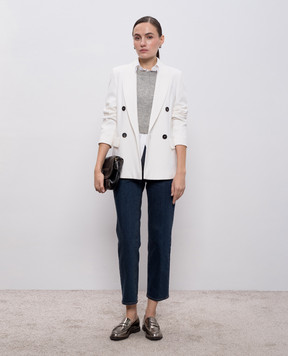 Peserico Gray top with wool E98114F0509207