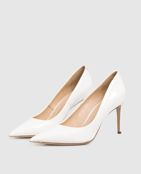 Babe Pay Pls White patent leather shoes 201801LA