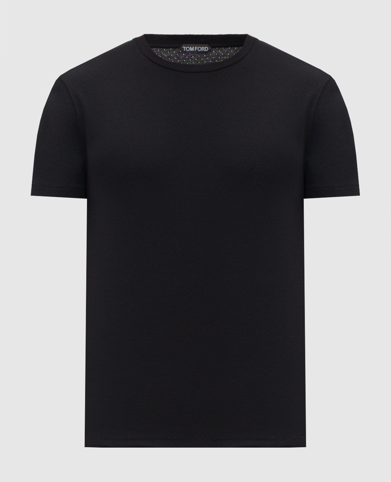 Black T-shirt with perforations