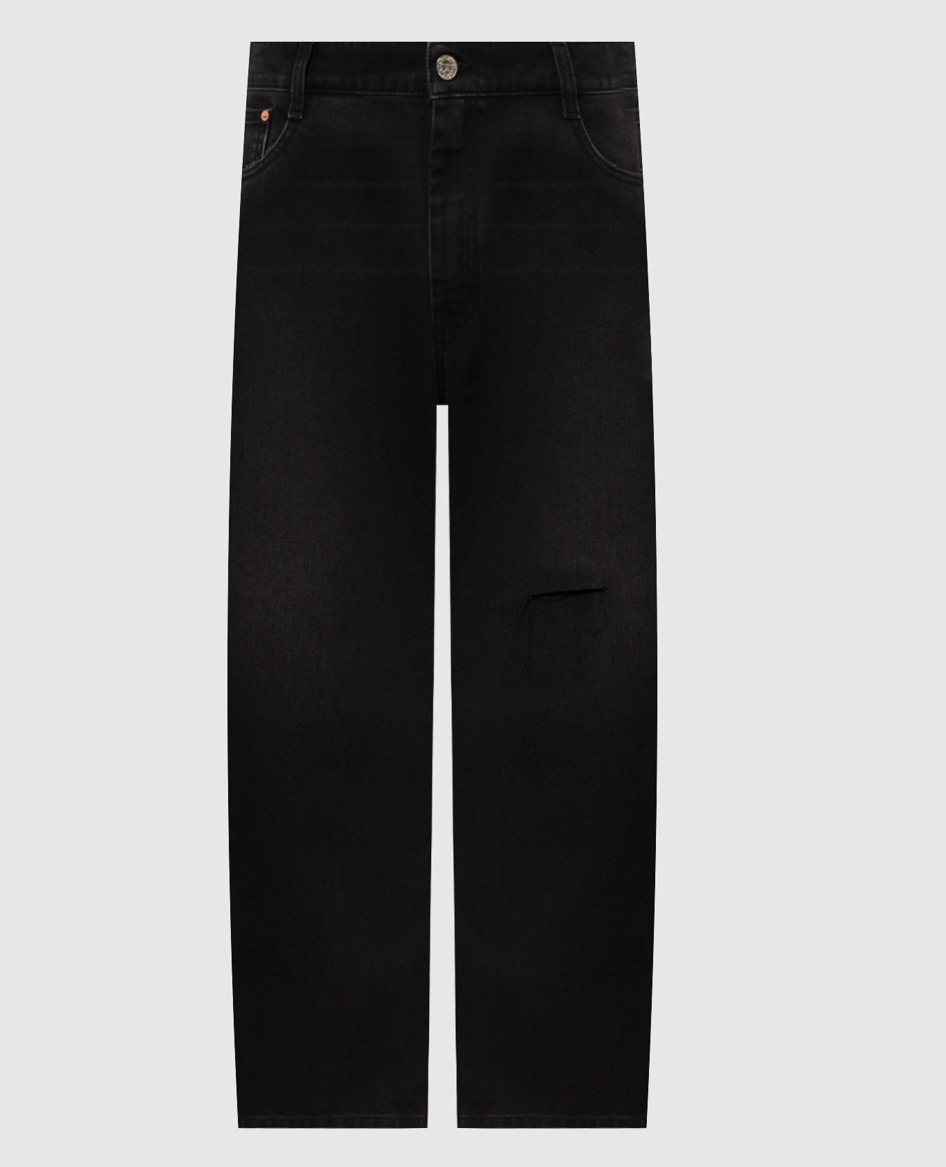 Black jeans with print Vetements