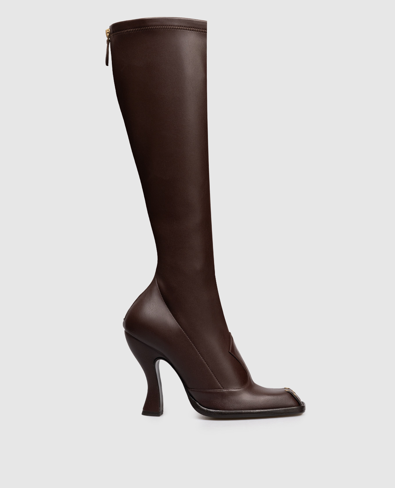 

Burgundy leather boots Etro, Brown
