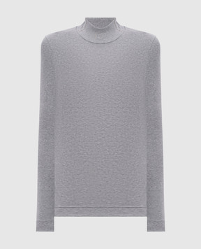 Peserico Grey ribbed golf S06851J005669