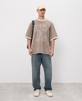 Juun.j Beige ARCHIVE T-shirt JC6442P06A