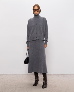 Solotre Gray wool top M3AC0002