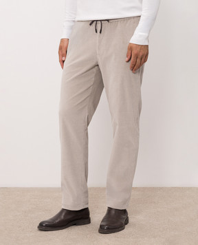 Sease Beige corduroy pants PT037TN164