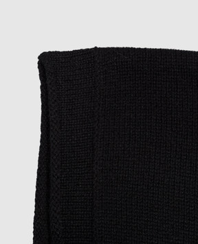 Allude Black cashmere hood 26511225