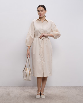 Peserico Beige shirt dress A02729A1979B