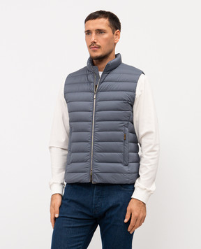 MooRER CALAF gray down vest CALAFS3