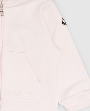 Moncler ENFANT Children's pink suit with logo L19518M0000289B9Y