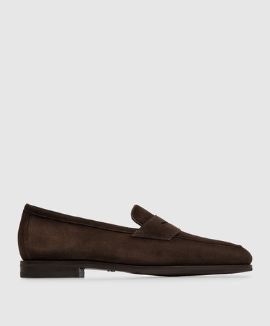 Mocasines de gamuza marrón