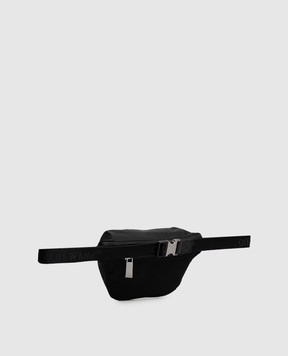 Off-White Black belt bag with logo print OWMNO02F26FB01
