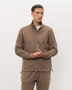 Sease Brown Explorer cashmere jacket WK034TJ188