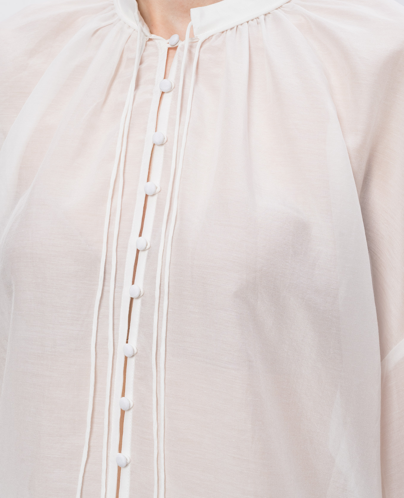 White blouse with silk Jacob Lee 5