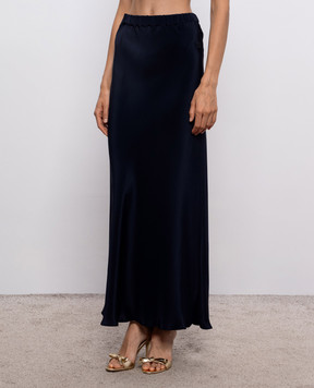 Max Mara Blue SOSPIRO silk skirt MXMSOSPIRO