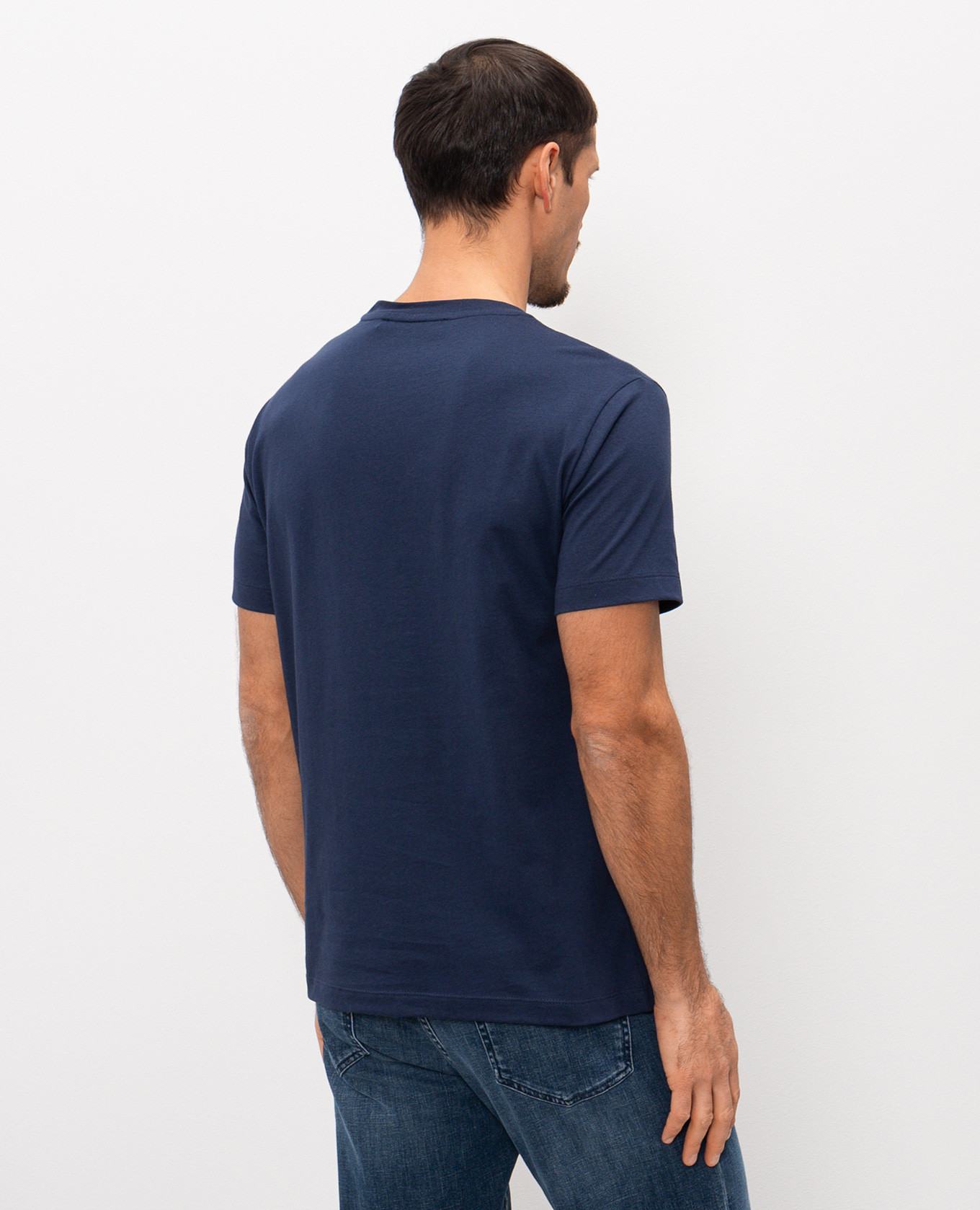 

Blue T-shirt with print Trussardi