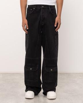 Off-White Black Half Arrow Cargo Pants 44MYA19GF26D001