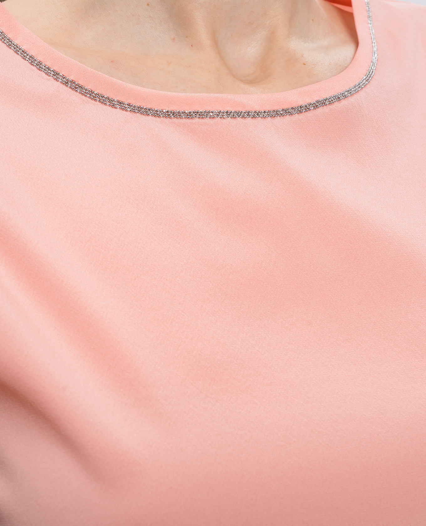 Pink silk top Peserico 5