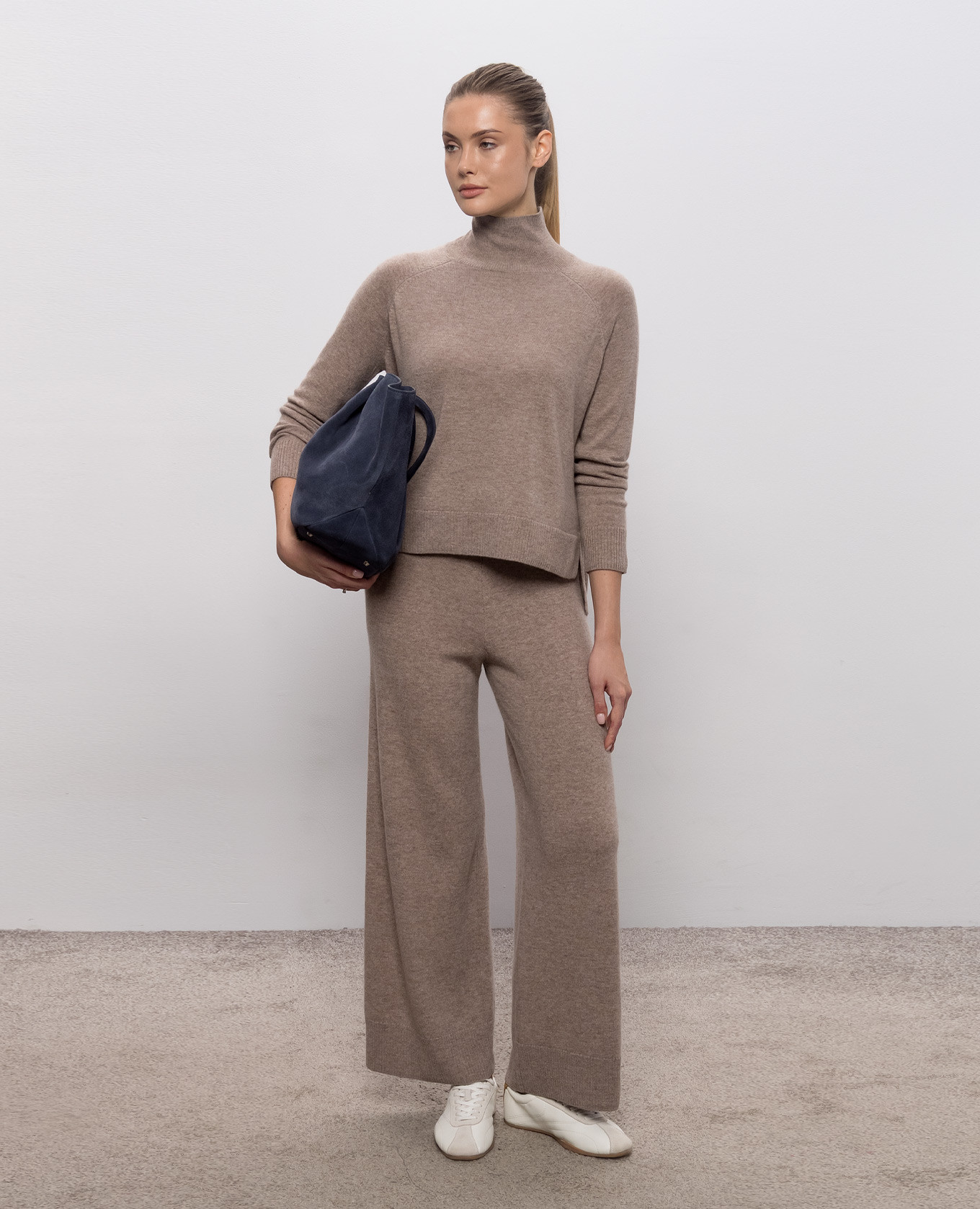 Beige ZARINA golf jacket made of wool and cashmere Max Mara Weekend 2