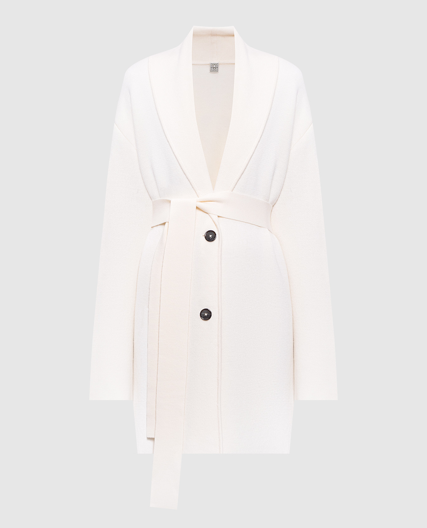 

White elongated wool cardigan Toteme