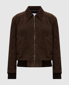 Bottega Veneta Brown suede jacket 875155V6QU0
