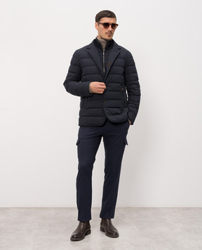 Stefano Ricci Blue wool cargo pants M1T6100580W501