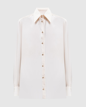Dolce&Gabbana Beige silk blouse F5S36TGDDW6