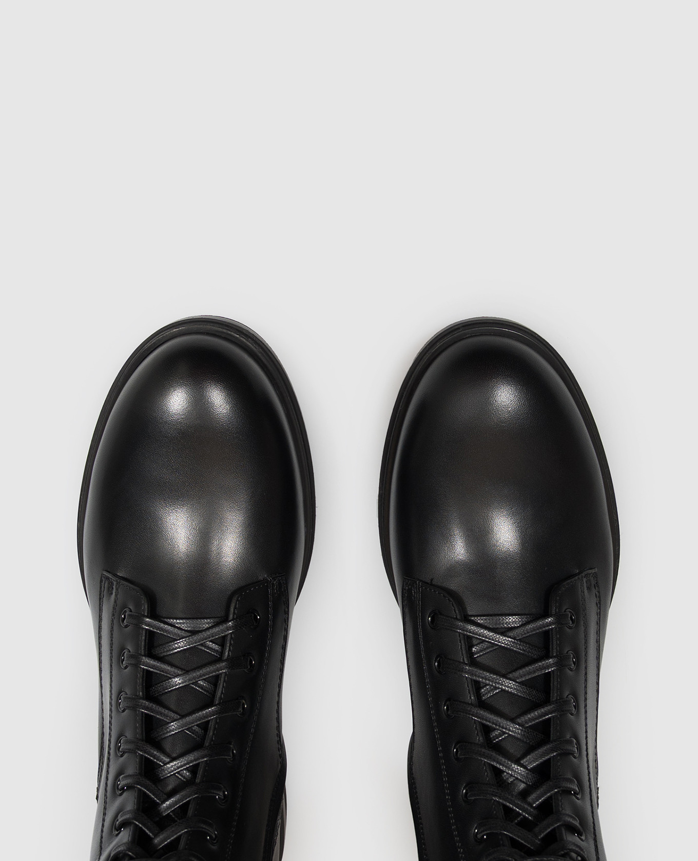 Black leather boots with straps Santoni 4