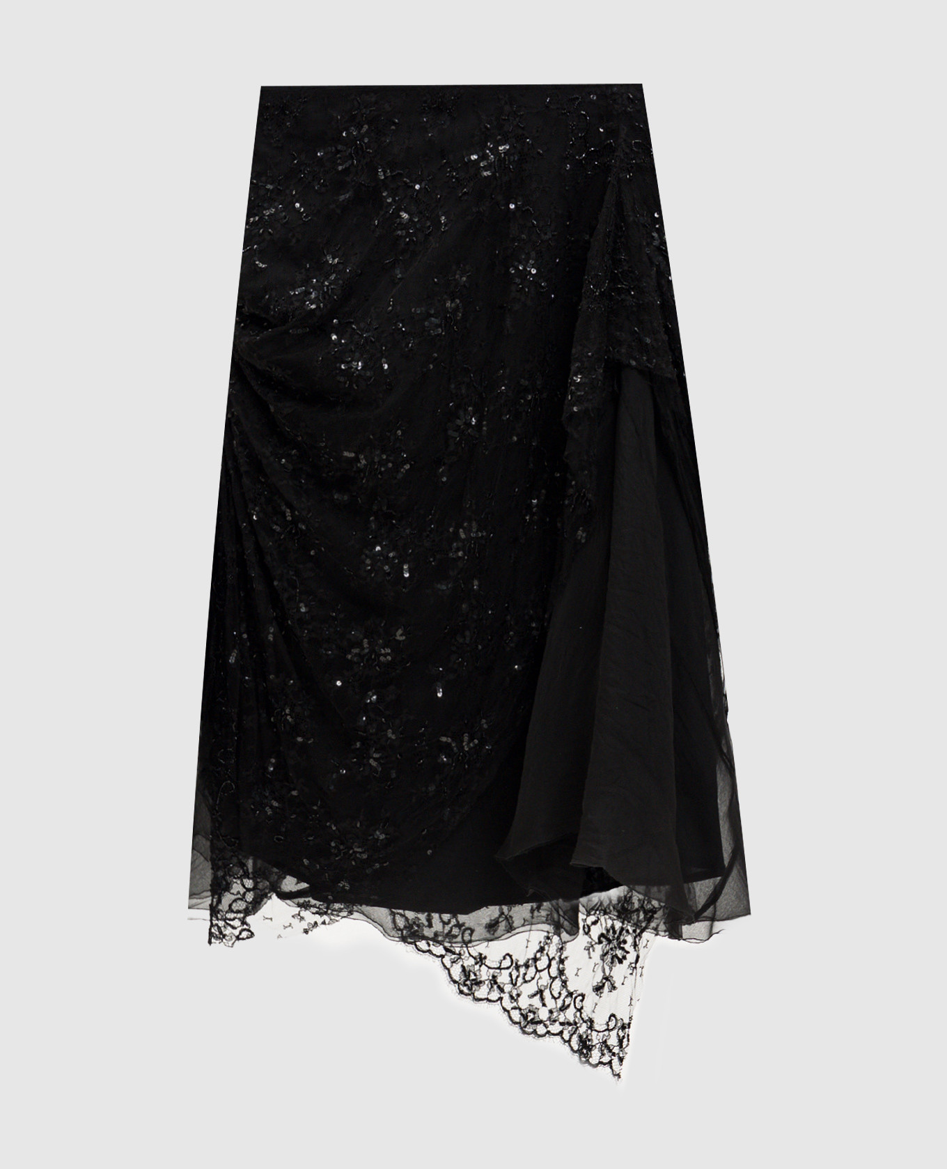 skirt with sequins and beads Marc Le Bihan
