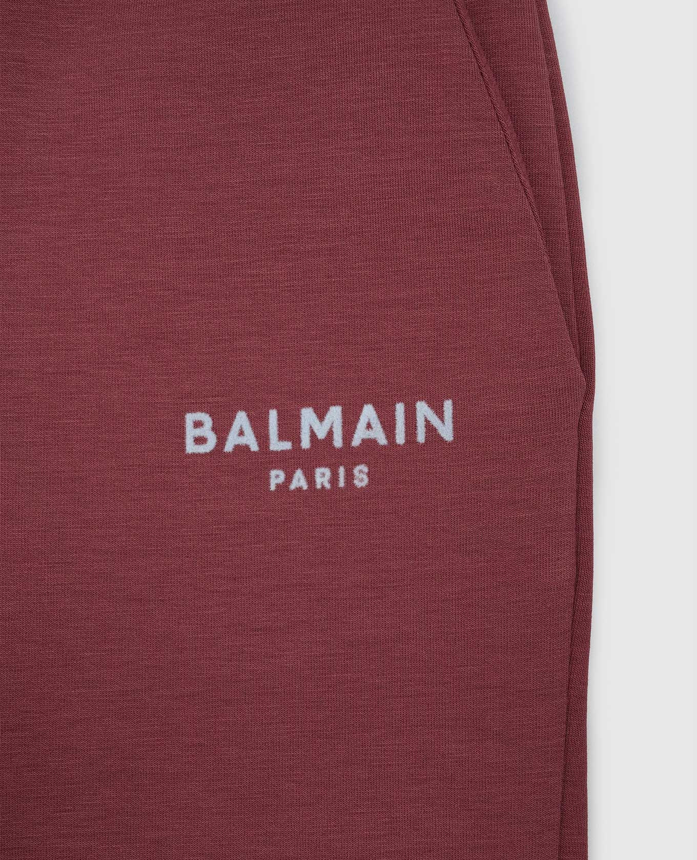 Children's burgundy joggers Balmain 3