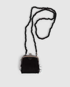 Y`S Yamamoto Black mini combination bag YKA12711